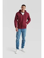 Fruit of the Loom Classic Hooded Sweat Jacket Mikina s kapucí 16.2062 heather grey Fruit of the Loom Classic Hooded Sweat Jacket Mikina s kapucí 16.2062 heather grey