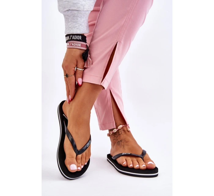 Dámské lehké žabky Big Star LL274761 Černá Dámské lehké žabky Big Star LL274761 Černá