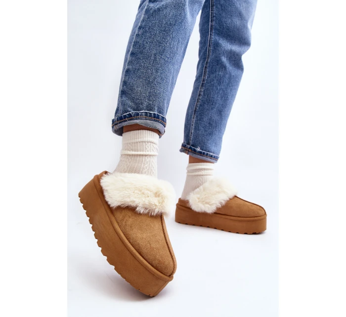 Dámské sněhule na tlusté podešvi Camel Starlyn