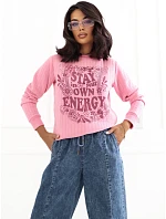 Bluza model 22334083 różowy - FPrice Bluza model 22334083 różowy - FPrice