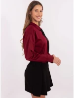 Košile DHJ KS model 20731266 bordó - FPrice