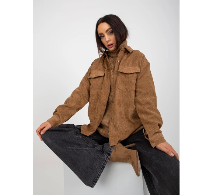 Koszula EM KS model 21426964 camelowy - FPrice