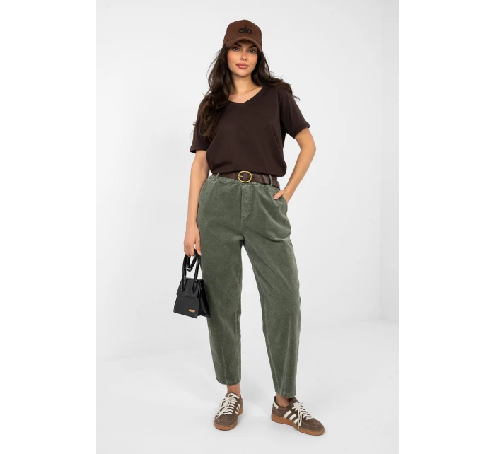 Kordové kalhoty model 224054 Italy Moda Kordové kalhoty model 224054 Italy Moda