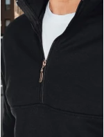 Pánská mikina s límečkem černá model 21985946 - Dstreet Pánská mikina s límečkem černá model 21985946 - Dstreet