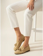 Dámské žluté semišové mokasíny Dstreet model 21996098 - FashionStreet