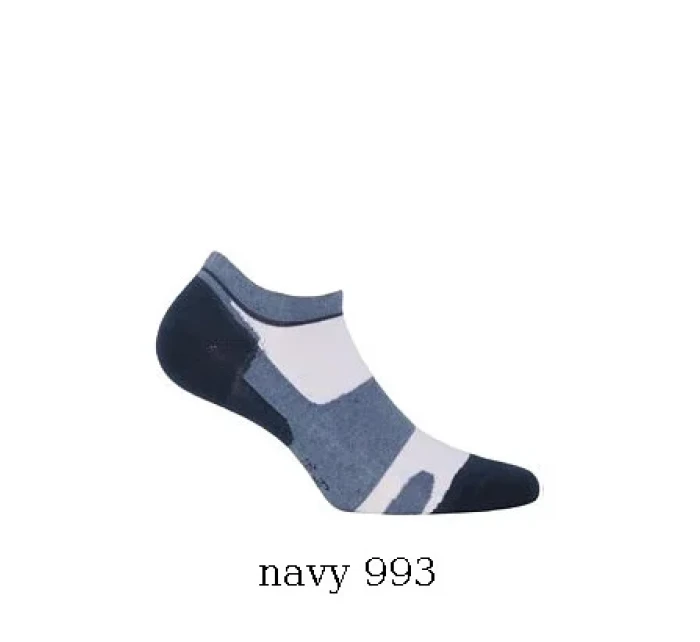 Pánské kotníkové ponožky Wola Sportive W91.1N3 Ag+ vzor Pánské kotníkové ponožky Wola Sportive W91.1N3 Ag+ vzor