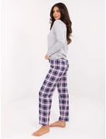 Pyžamo DU PI FP 004.03 šedé Pyžamo DU PI FP 004.03 šedé