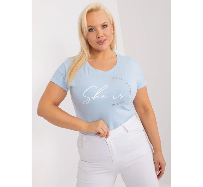 T shirt RV TS model 20080997 jasny niebieski - FPrice