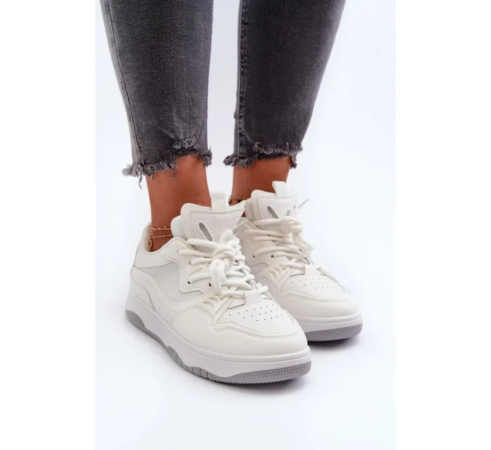 Dámské Tenisky na platformě White Etnaria Dámské Tenisky na platformě White Etnaria