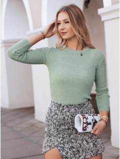AURINA dámský svetr světle zelený FashionStreet MY1391
