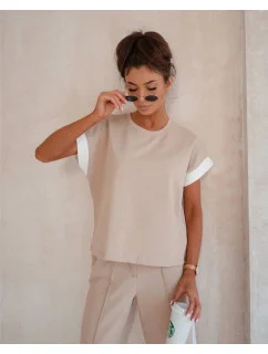 Komplet z  beżowy model 21076397 - Moon