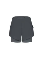 Rogelli spodenki damskie 2w1 ESSENTIAL szare 2XL