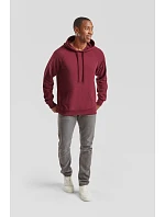 Fruit of the Loom Lightweight Hooded Sweat Pánská raglánová mikina s kapucí 16.2140 burgundy Fruit of the Loom Lightweight Hooded Sweat Pánská raglánová mikina s kapucí 16.2140 burgundy