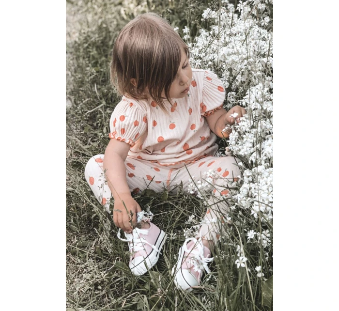 Dětské Brokátové Tenisky Růžové Bling-Bling Dětské Brokátové Tenisky Růžové Bling-Bling