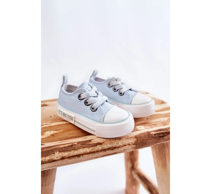 Dětské látkové tenisky BIG STAR model 21594774 Modrá - Big Star Shoes Dětské látkové tenisky BIG STAR model 21594774 Modrá - Big Star Shoes