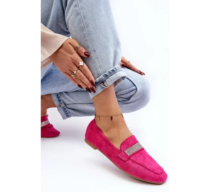 Dámské mokasíny s Fuchsie model 21643342 - Boto