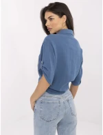 Koszula DHJ KS  ciemny niebieski model 21129475 - FPrice