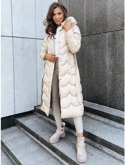 Dámský zimní kabát white Dstreet model 21994884 - FashionStreet Dámský zimní kabát white Dstreet model 21994884 - FashionStreet