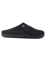 Dámské/pánské zateplené pantofle Birkenstock Anthracite wool felt narrow narrow (1015084)