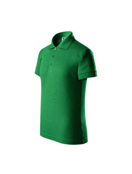 Dětská polokošile Pique (trávově zelená) Dětská polokošile Pique (trávově zelená)