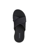 Dámské žabky Skechers GO WALK FLEX SANDAL IMPRESSED 141420 BKGY