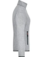 JN Dámská pletená fleecová bunda 02.0 light grey model 22489367 - Daiber