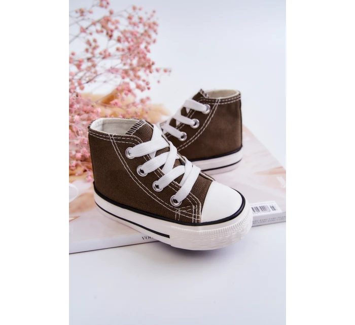 Dětské Vysoké Tenisky Khaki Filemon Dětské Vysoké Tenisky Khaki Filemon