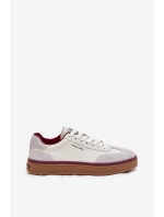 Dámské Kožené Tenisky Daniel Lopez Just Dare SS2D4008 Bílo-Šedé Dámské Kožené Tenisky Daniel Lopez Just Dare SS2D4008 Bílo-Šedé