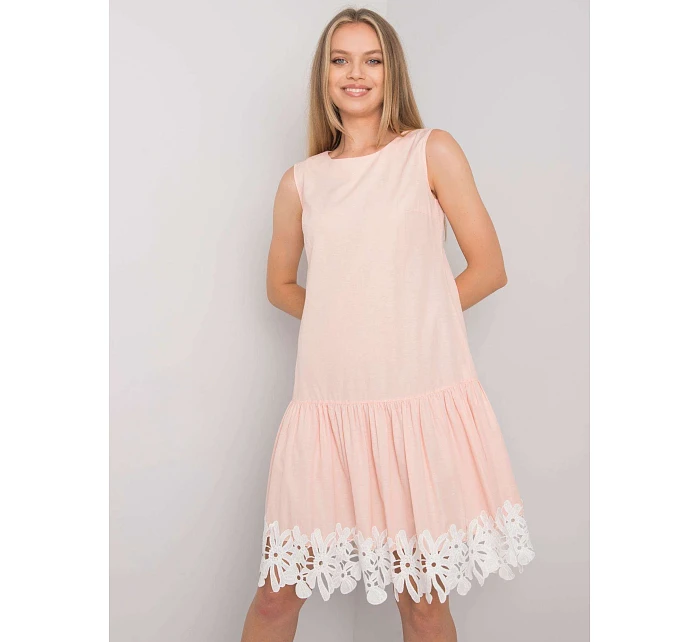 Šaty LK SK 506990.53 peach Šaty LK SK 506990.53 peach