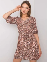 Šaty LK SK 508079.47P hnědá