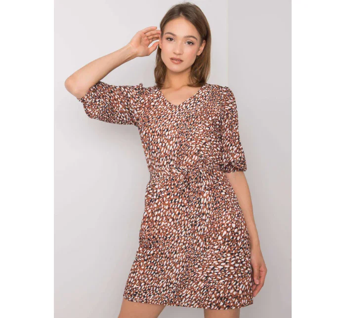 Šaty LK SK 508079.47P hnědá