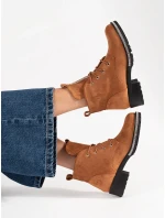 Designové dámské   kotníčkové boty bez podpatku