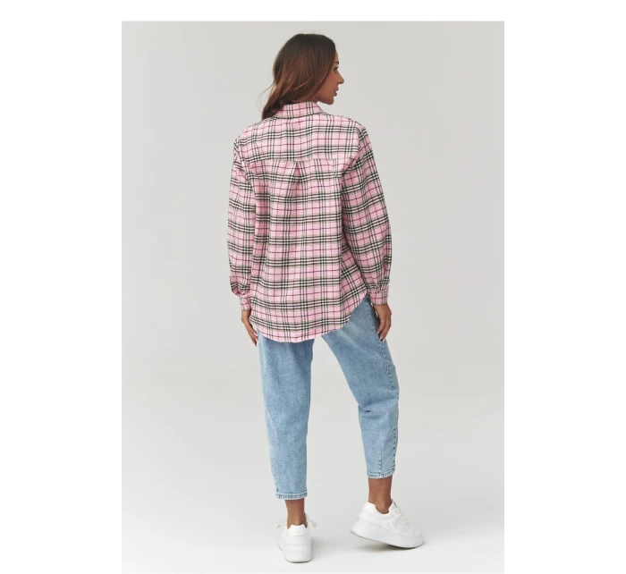 Košile s dlouhým rukávem  model 223233 Makadamia