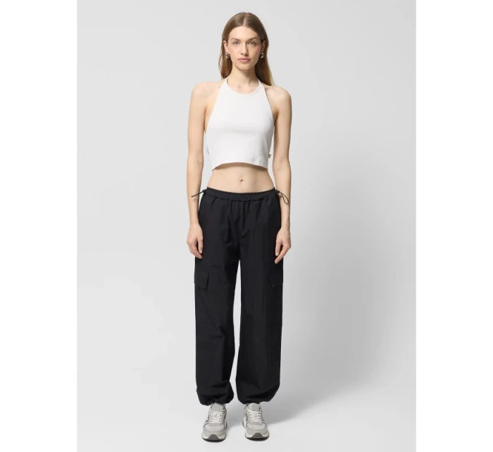 Dámské kalhoty z padákové tkaniny Outhorn OTHWSS24TTROF727-20S