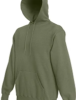 Fruit of the Loom Classic Hooded Sweat Mikina s kapucí 16.2208 classic olive