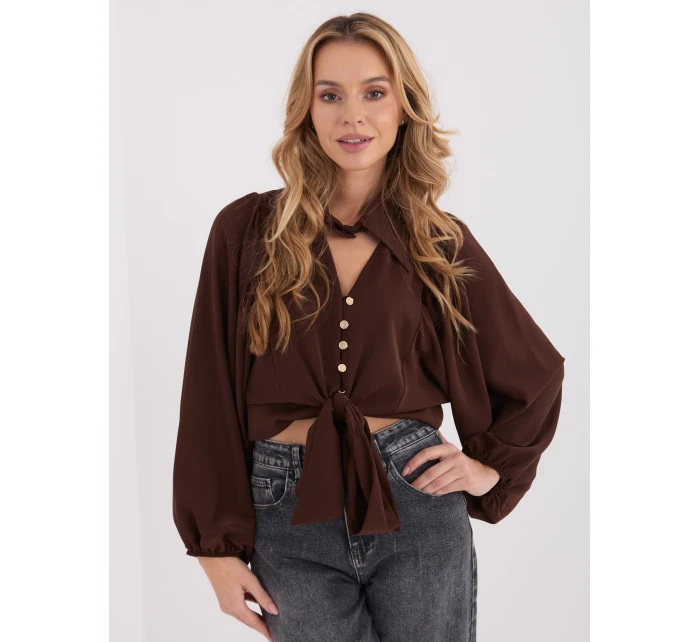 Bluzka MI BZ model 21782327 brązowy - FPrice