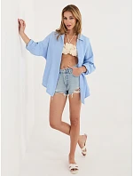 Koszula MI KS model 22102621 jasny niebieski - FPrice Koszula MI KS model 22102621 jasny niebieski - FPrice