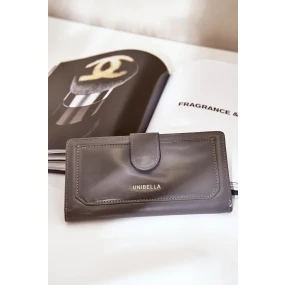 Dámská peněženka z ekologické kůže šedá Kalinessa