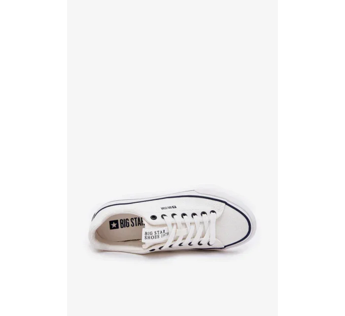 Pánské nízké tenisky Big Star – bílé Pánské nízké tenisky Big Star – bílé