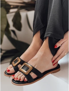 GLAMSTEP dámské žabky černé FashionStreet ZY0930