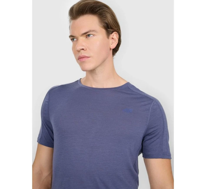 Pánské trekingové tričko z merino vlny model 21816729 - 4F Pánské trekingové tričko z merino vlny model 21816729 - 4F