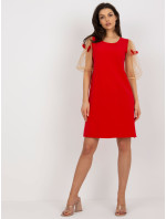 LK SK 506733 šaty.85 červená