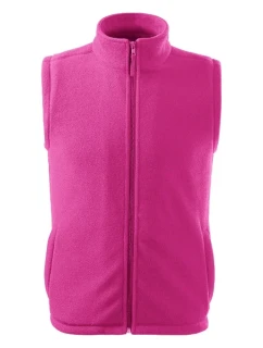 Next fleece vesta unisex fuchsia red