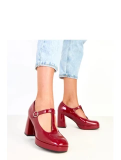 Polobotky na podpatku  model 218174 Solea