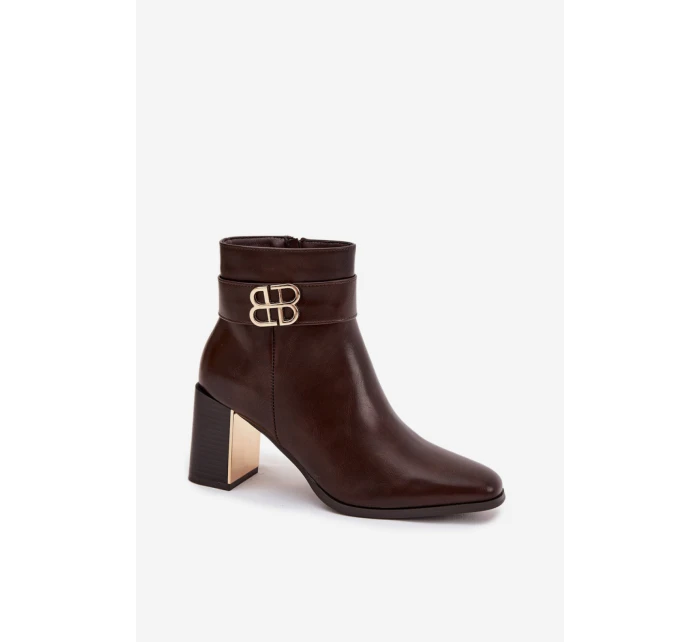 Boty na podpatku  model 220693 Step in style