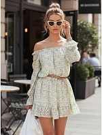 Španělské šaty KERVEN zelené FashionStreet EY2471 Španělské šaty KERVEN zelené FashionStreet EY2471