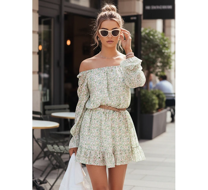 Španělské šaty KERVEN zelené FashionStreet EY2471 Španělské šaty KERVEN zelené FashionStreet EY2471