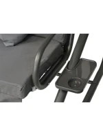 ZAHRADNÍ A BALKONOVÁ HOUPAČKA KASIA 3 OSOBY ŠEDÁ