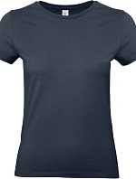 B&C #E190 /women Dámské tričko z těžké bavlny 01.004T navy