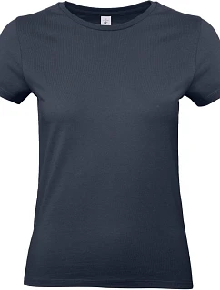 B&C #E190 /women Dámské tričko z těžké bavlny 01.004T navy